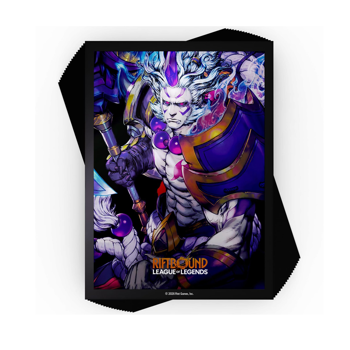 RIFTBOUND TCG: ART SLEEVES - SPIRIT BLOSSOM DARIUS, THE HAND OF NOXUS