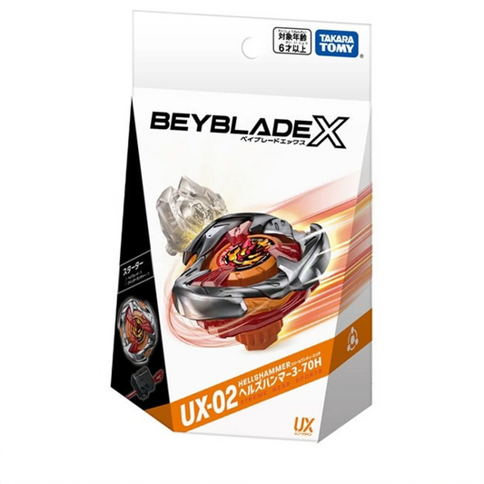 BEYBLADE X UX-02 HELLSHAMMER 3-70H
